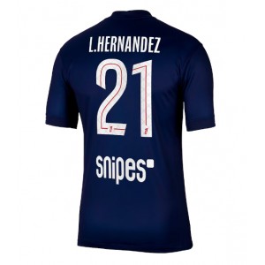 Fotbalové Dres Paris Saint-Germain Lucas Hernandez #21 Domácí Oblečení 2025-26 Krátký Rukáv
